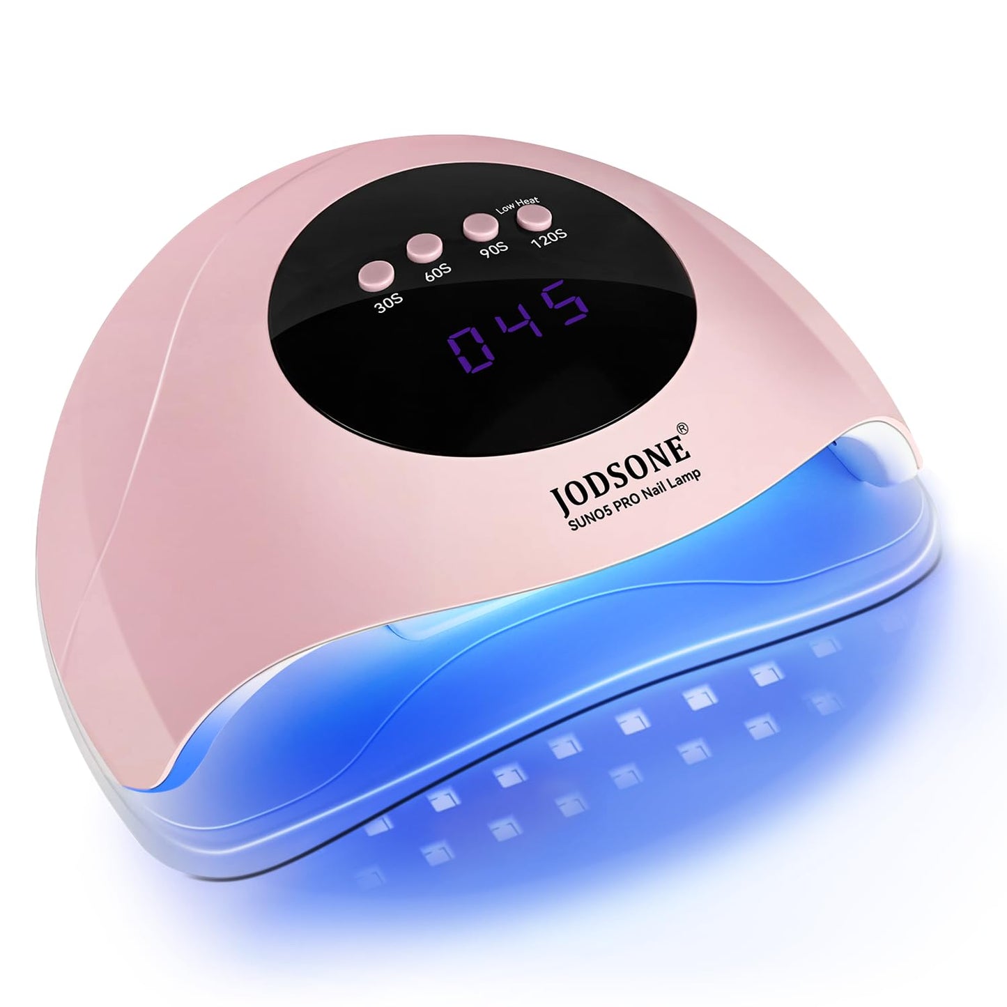 JODSONE UV Nail Lamp, LED Gel Nail Dryer Portable Gel Nail Lamp with Auto Sensor and 4 Timers Home Salon Use Nail Tools Pink