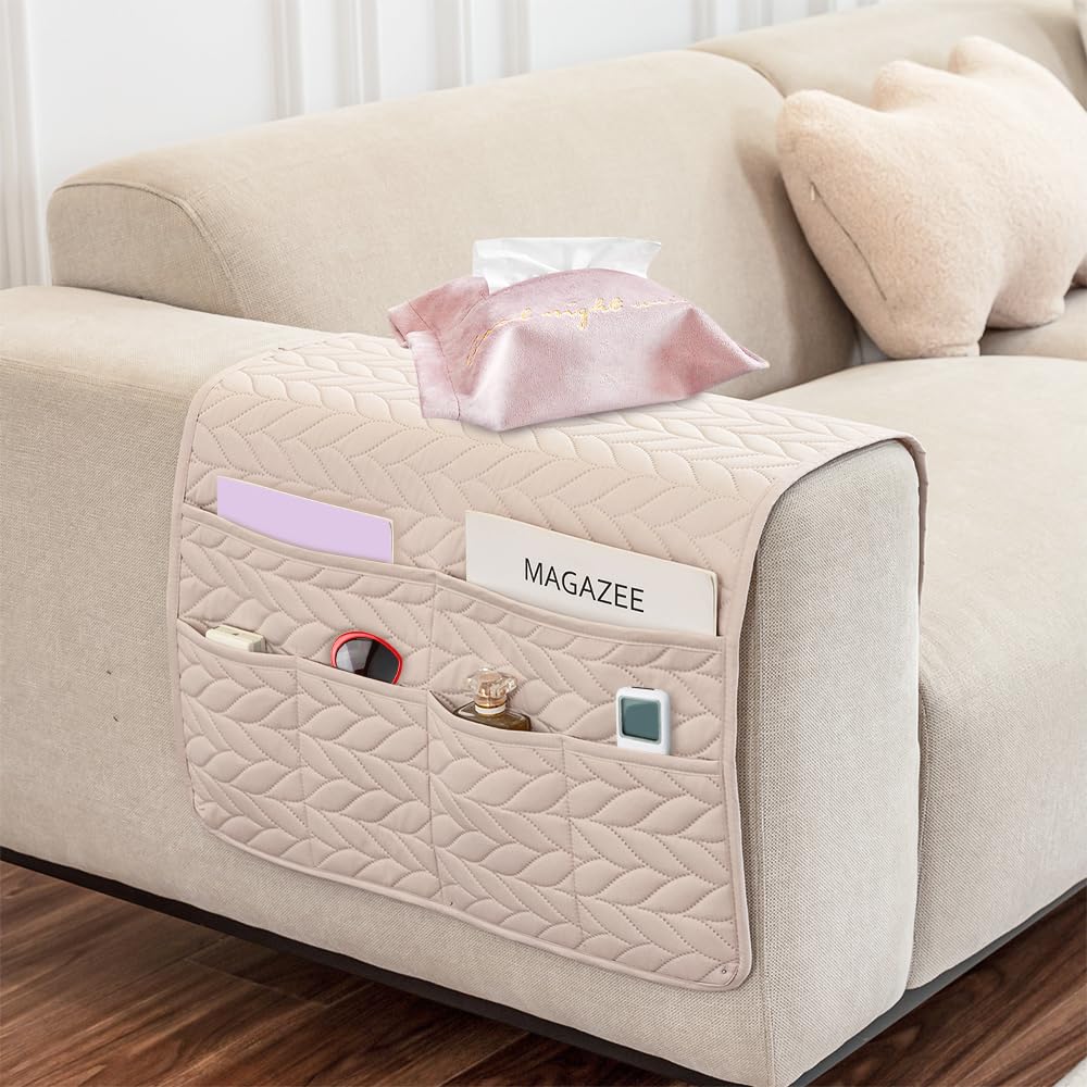 SITAKEGS Waterproof Sofa Armrest Organizer Couch Armchair Caddy Storage Bag