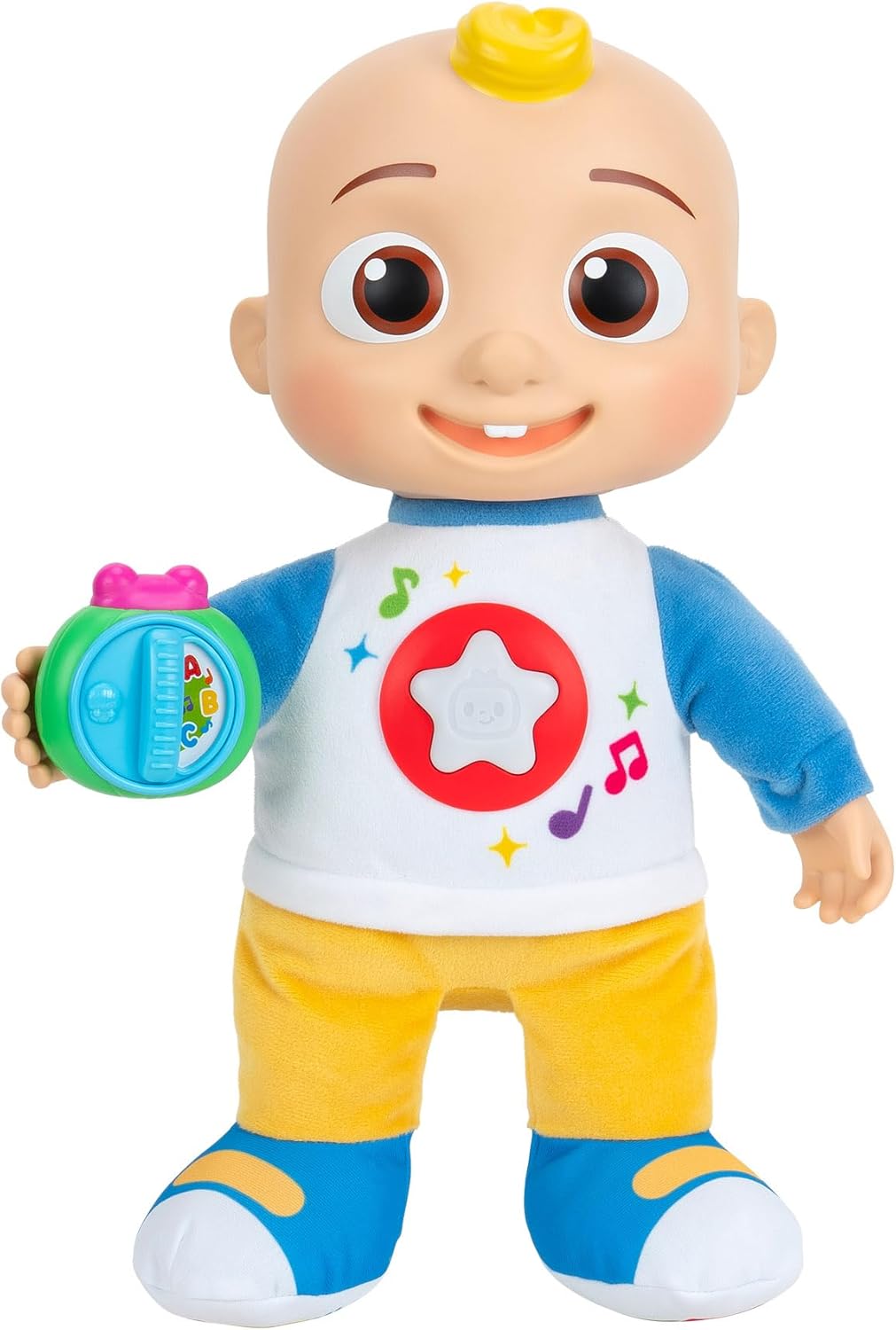 CoComelon Discover ‘N Play JJ, Feature Plush 10” JJ Doll, New but damaged box