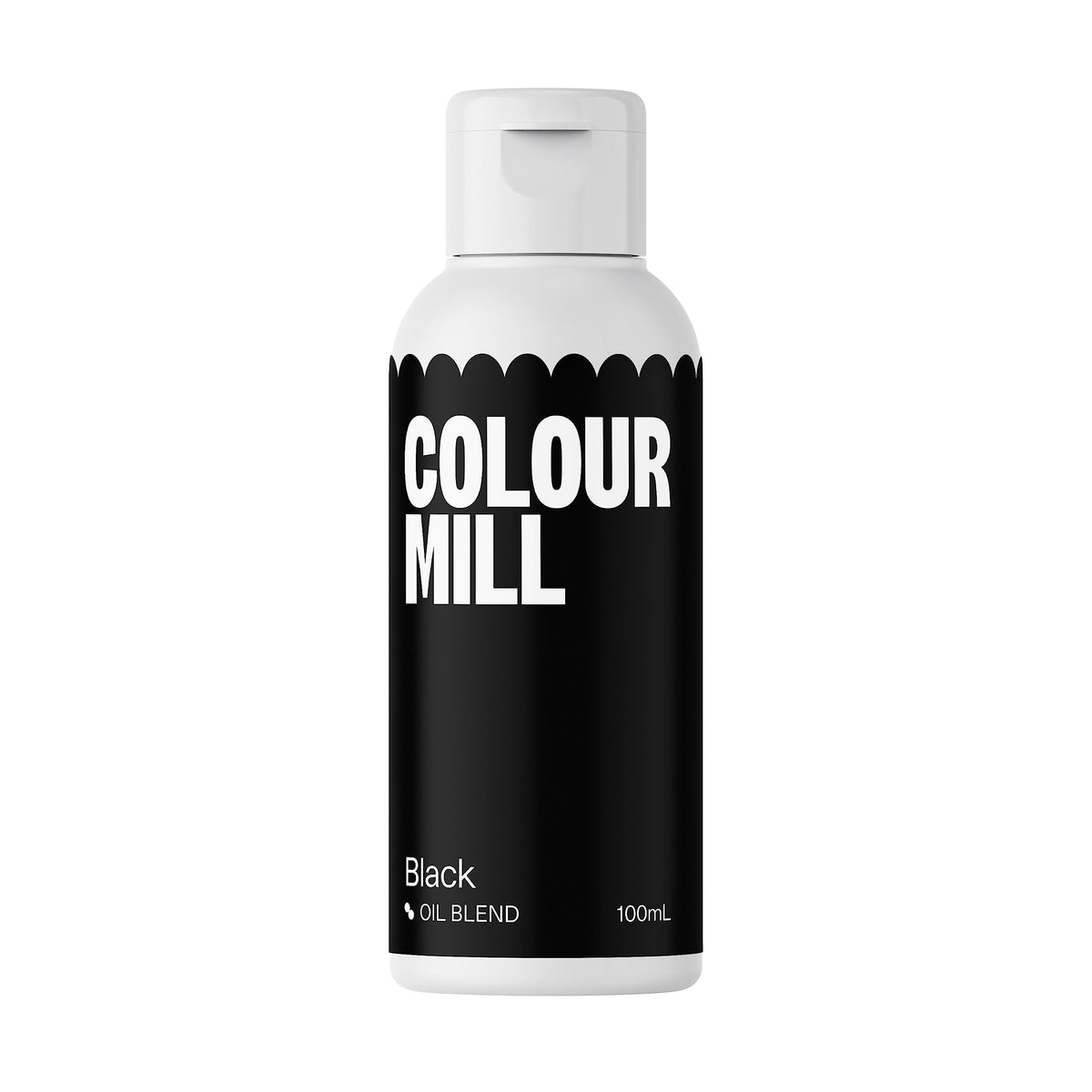 Colour Mill Oil Based Food Colouring *Bulk* 100ML - Buttercream Fondant Sugarpaste Icing and Chocolate Colour (Black)