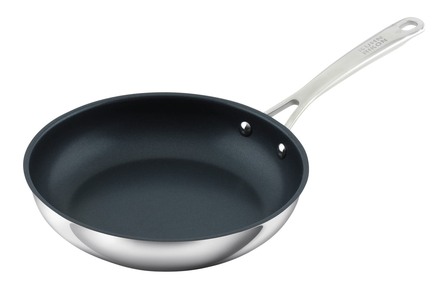 KUHN RIKON Allround Oven-Safe Induction Non-Stick Frying Pan, 24 cm, Stainless Steel, Silver