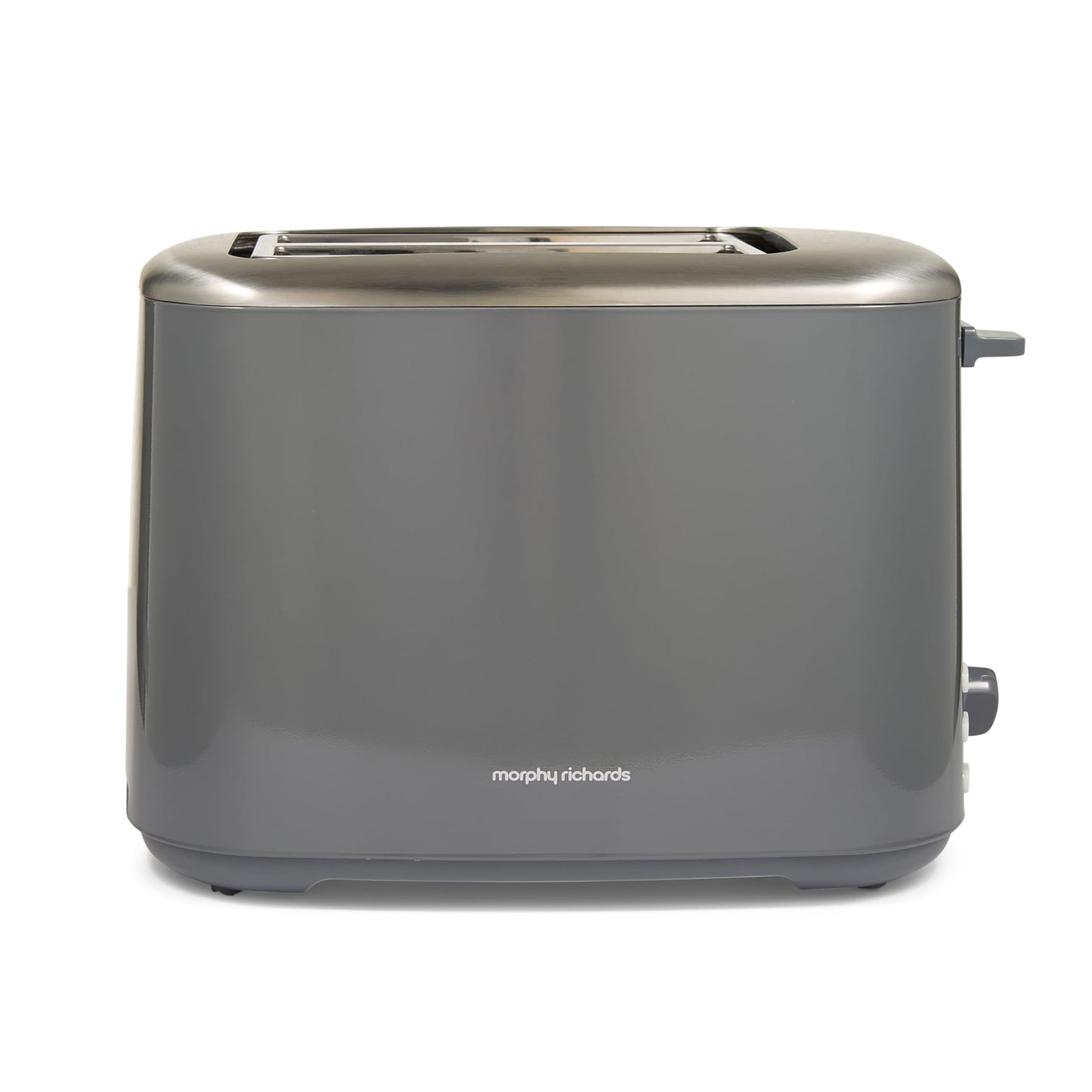 Morphy Richards Equip 2 Slice Toaster, Defrost and Reheat, Browning Controls, Variable Wide Slots, Removable Crumb Tray, Stainless Steel, 800W, Grey,