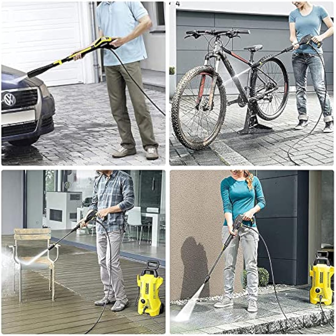 Stone Banks 15m Pressure Washer Hose for Karcher Quick Connect System, High Pressure Washer Replacement Hose for Kärcher K2 K3 K4 K5 K6 K7,Pressure Washer Accessory for Kärcher