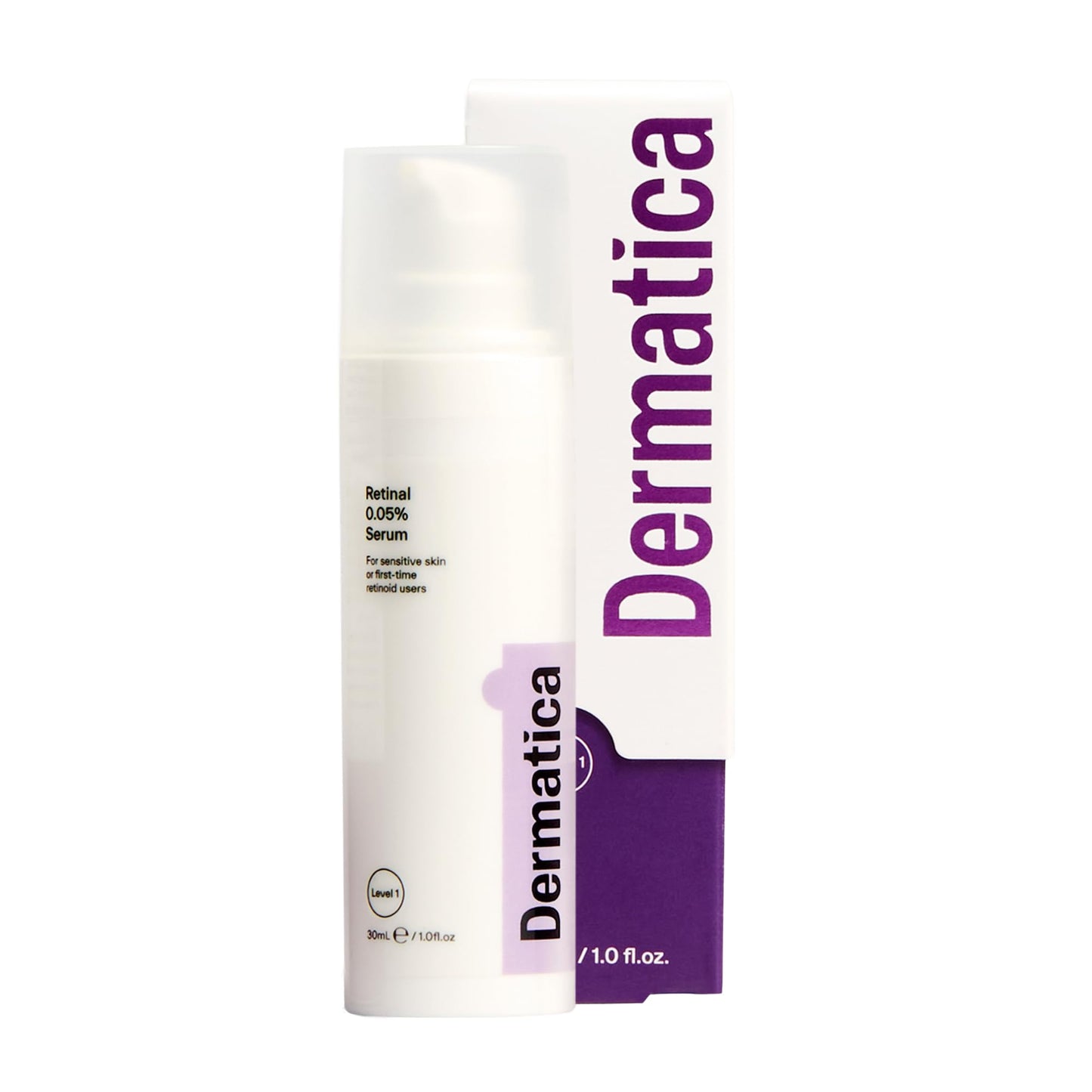 Dermatica Retinal 0.05% Serum: Level 1 ? Anti-Ageing Face Serum with Retinaldehyde, Biomimetic Growth Factor & Ceramides to Target & Prevent Advanced