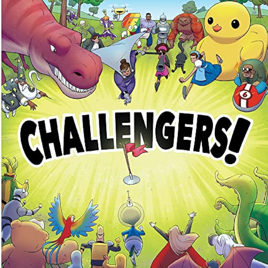 Z-Man Games | Challengers | Board Game | Ages 10+ | 1-8 Players | 45+ Minutes Playing Time