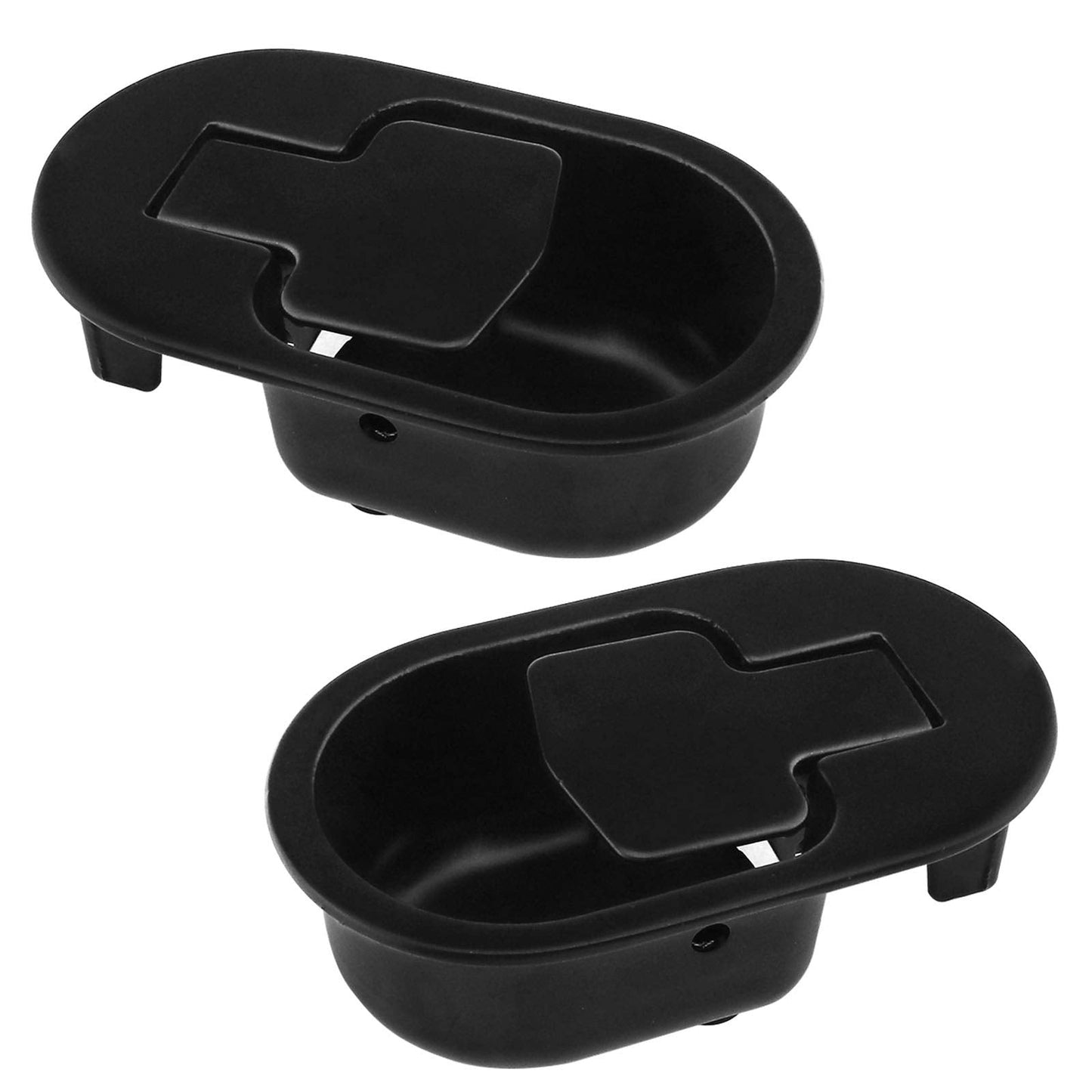 OTOTEC 2X Black Chair Sofa Couch Release Lever Replacement Handle Durable Recliner Oval