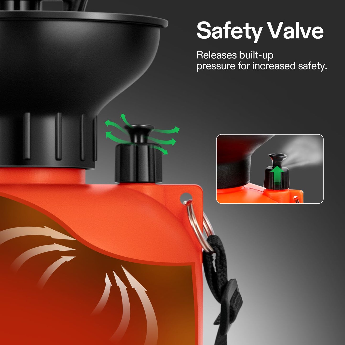 VIVOSUN 8L Pump Pressure Sprayer, Pressurized Lawn & Garden Water Spray Bottle with Adjustable Shoulder Strap, Pressure Relief Valve, for Spraying