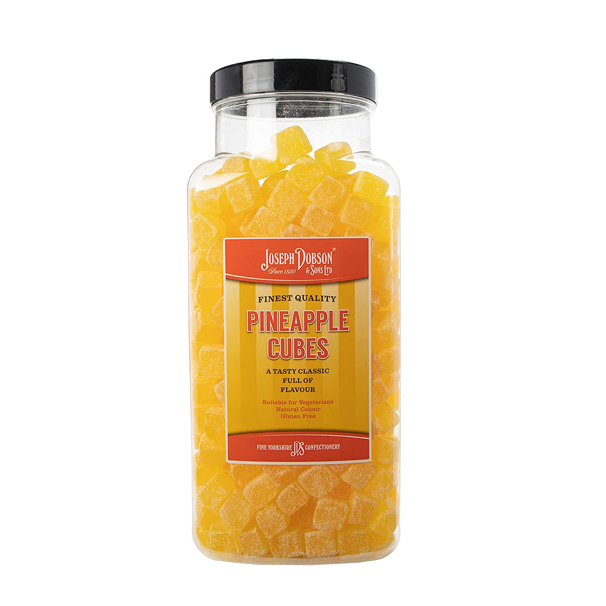 Joseph Dobson & Sons Ltd Pineapple Cubes 2.72kg Jar