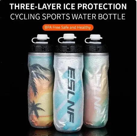 610ml Lightweight Cycling Water Bottle – Portable MTB & Road Bike Bottle, Keep Cold, Outdoor Bike Accessory