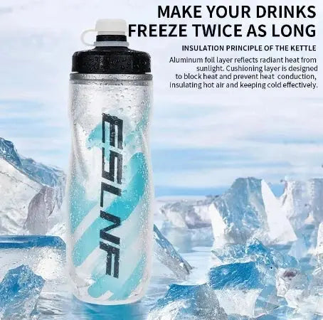 610ml Lightweight Cycling Water Bottle – Portable MTB & Road Bike Bottle, Keep Cold, Outdoor Bike Accessory
