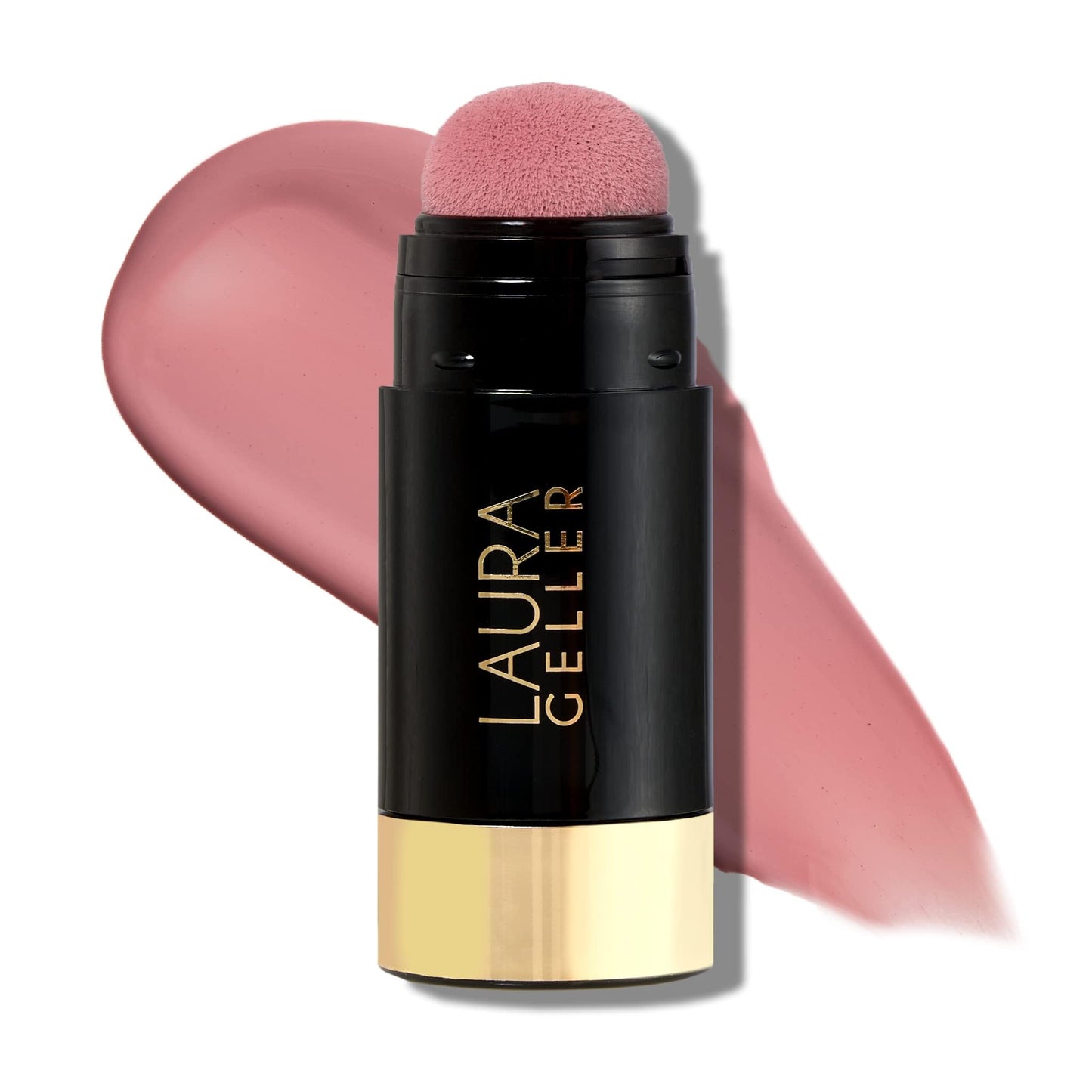 LAURA GELLER NEW YORK Serum Blush Tint (Practical Pink) - Hydrating, Long-Lasting Liquid Blush with Hyaluronic Acid for Plump, Rejuvenated Cheeks and