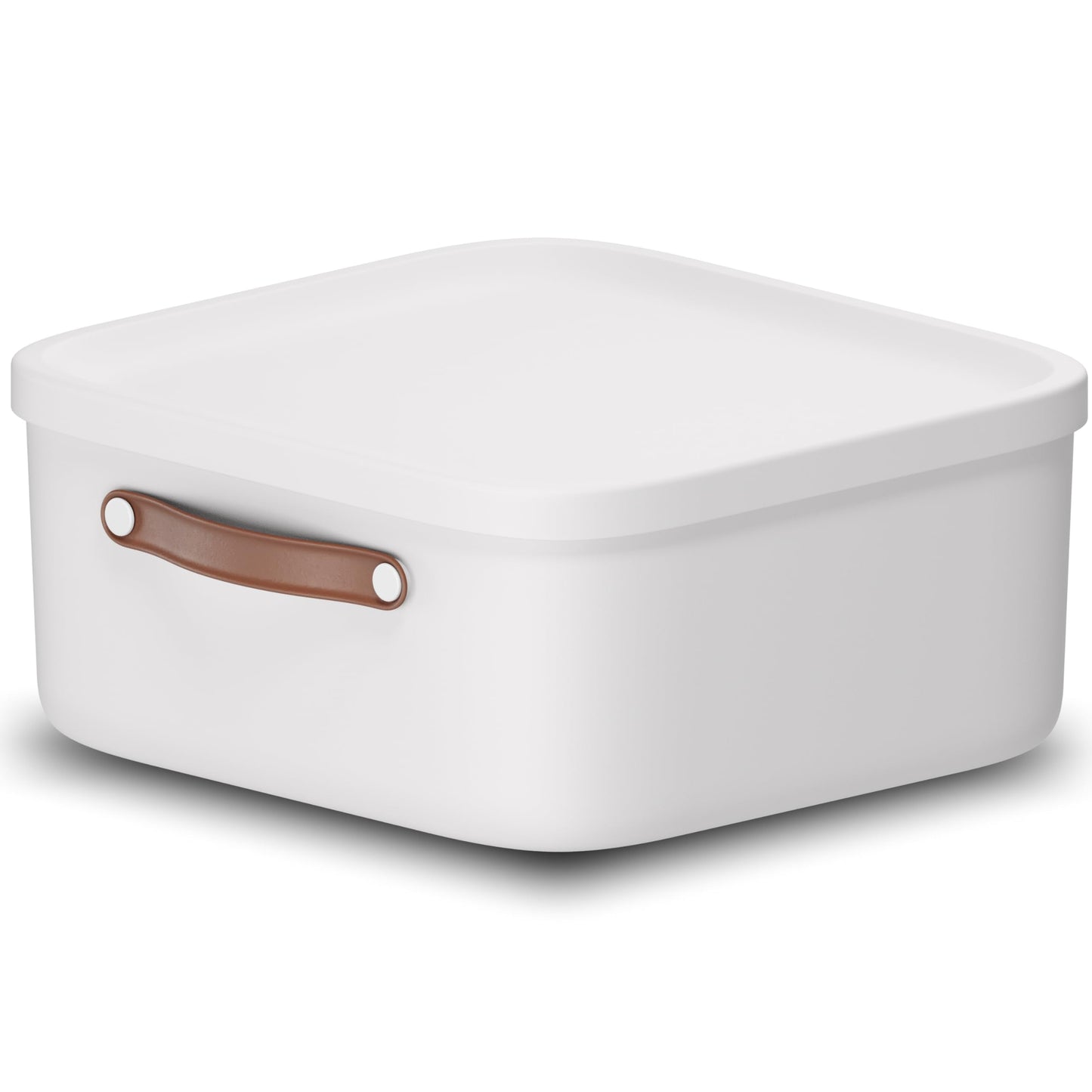 Rotho Maloja Storage box 20 l, Plastic (PP recycled), 20 (39.5 x 38.0 x 17.7 cm), White