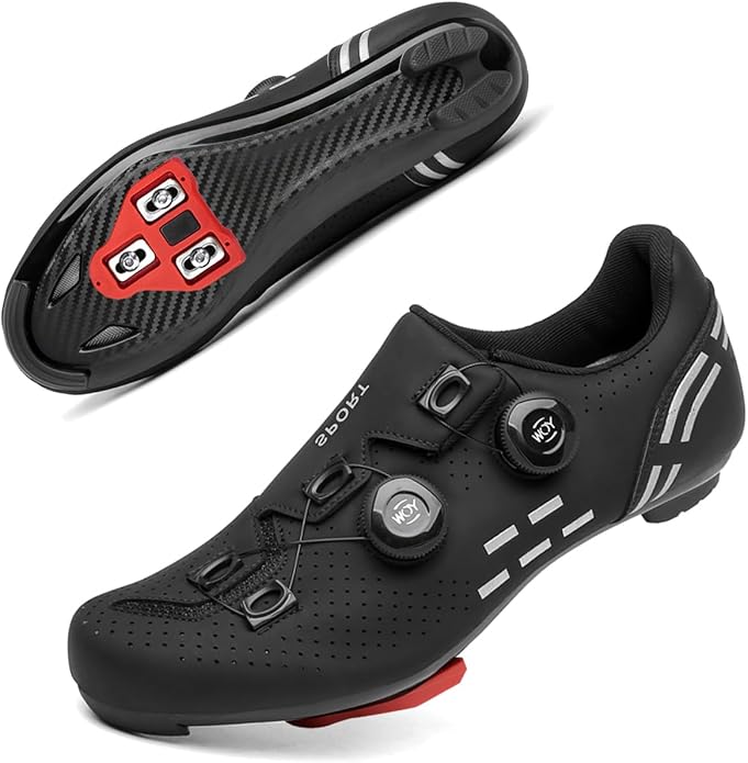 Solamni Cycling Shoes, size 47, Black, New but open, scruffy box