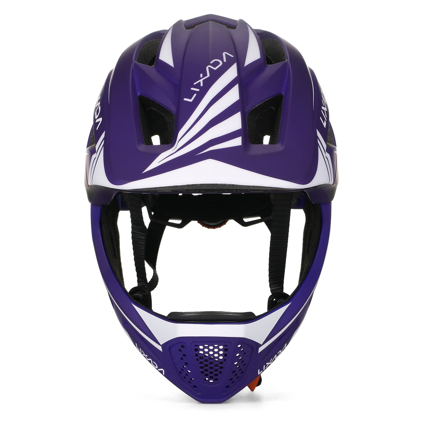 Lixada Kids Full Face Helmet Detachable Child Boys Girls Bike Helmet Protective Gear for Cycling Skateboarding Roller Skating Cycle Helmet 52-58cm
