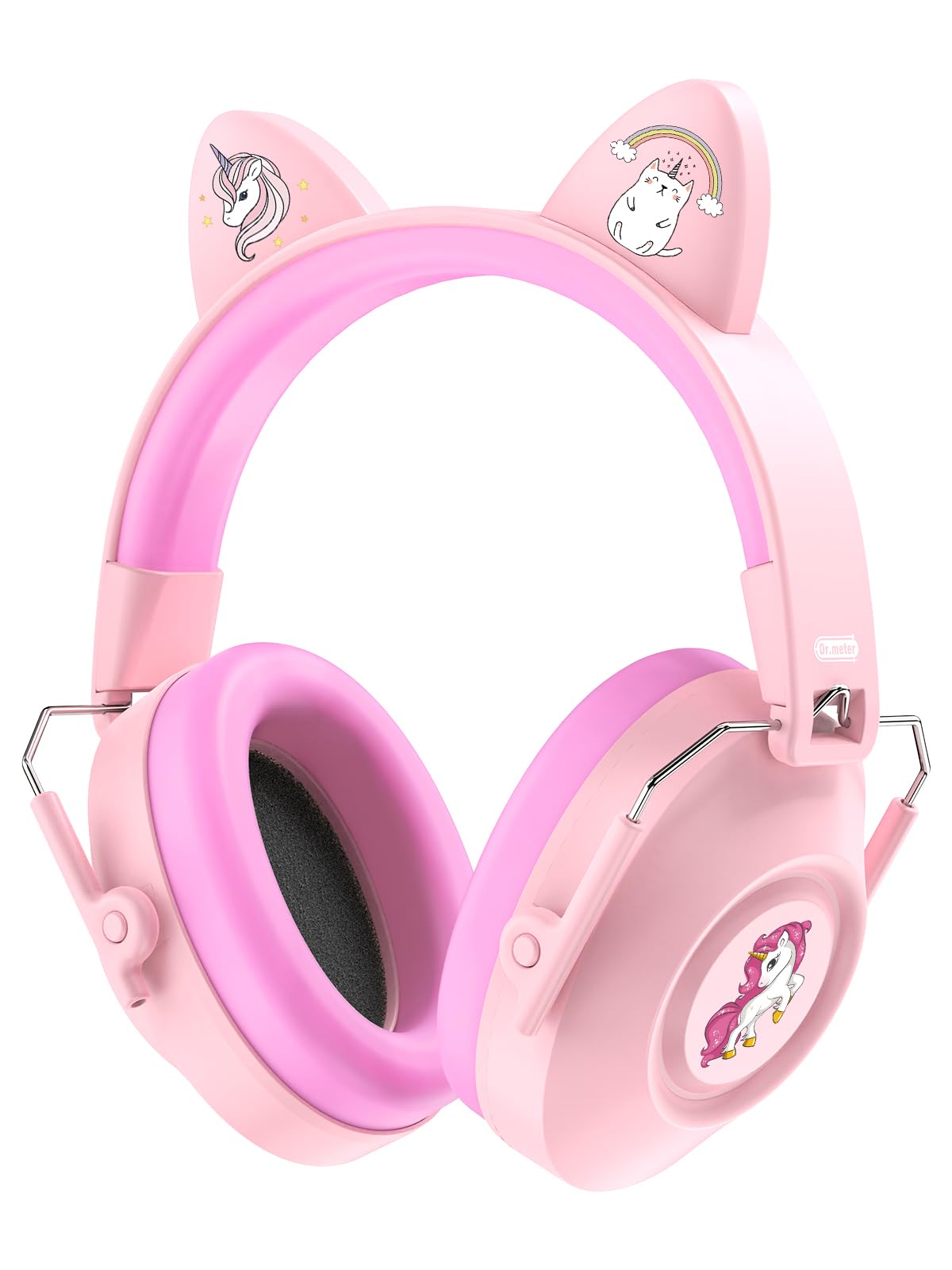 Dr.meter Kids Ear Defenders, 32dB SNR Ear Defenders Children Hearing Protection Comfortable Earmuffs for Autism Ideal for Concerts Fireworks Monster