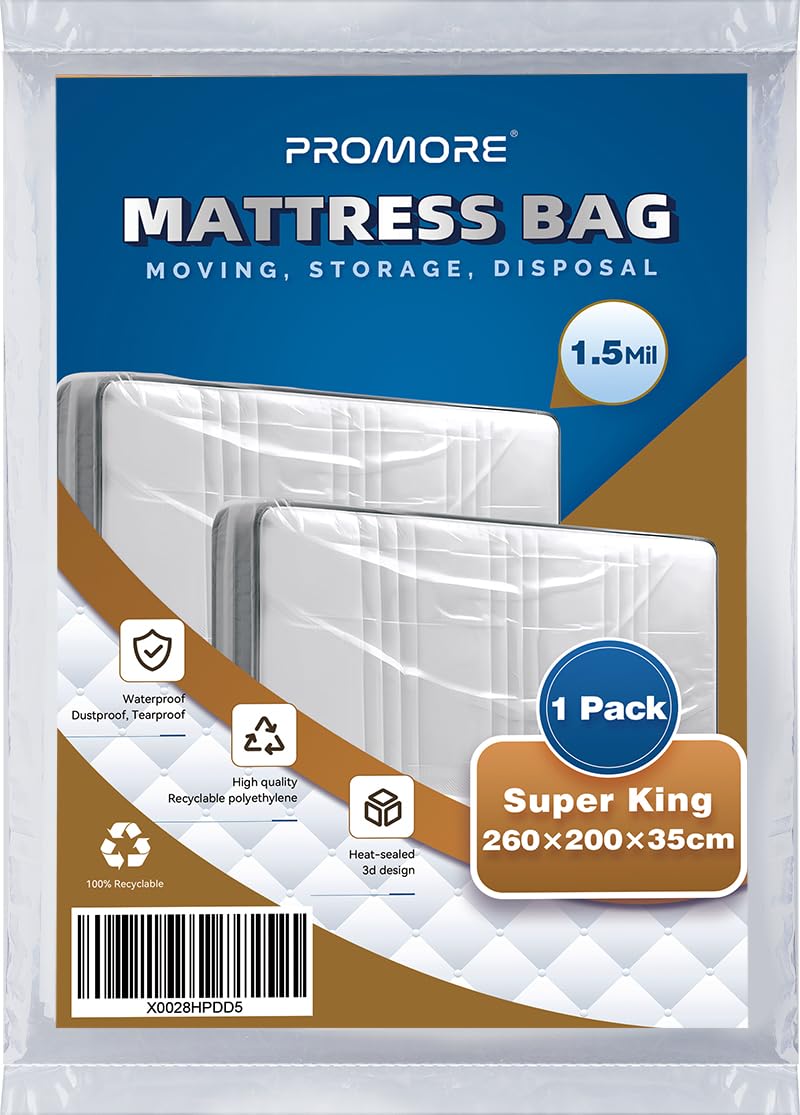 Super King Mattress Cover for Moving Mattress Bags for Storage Transport