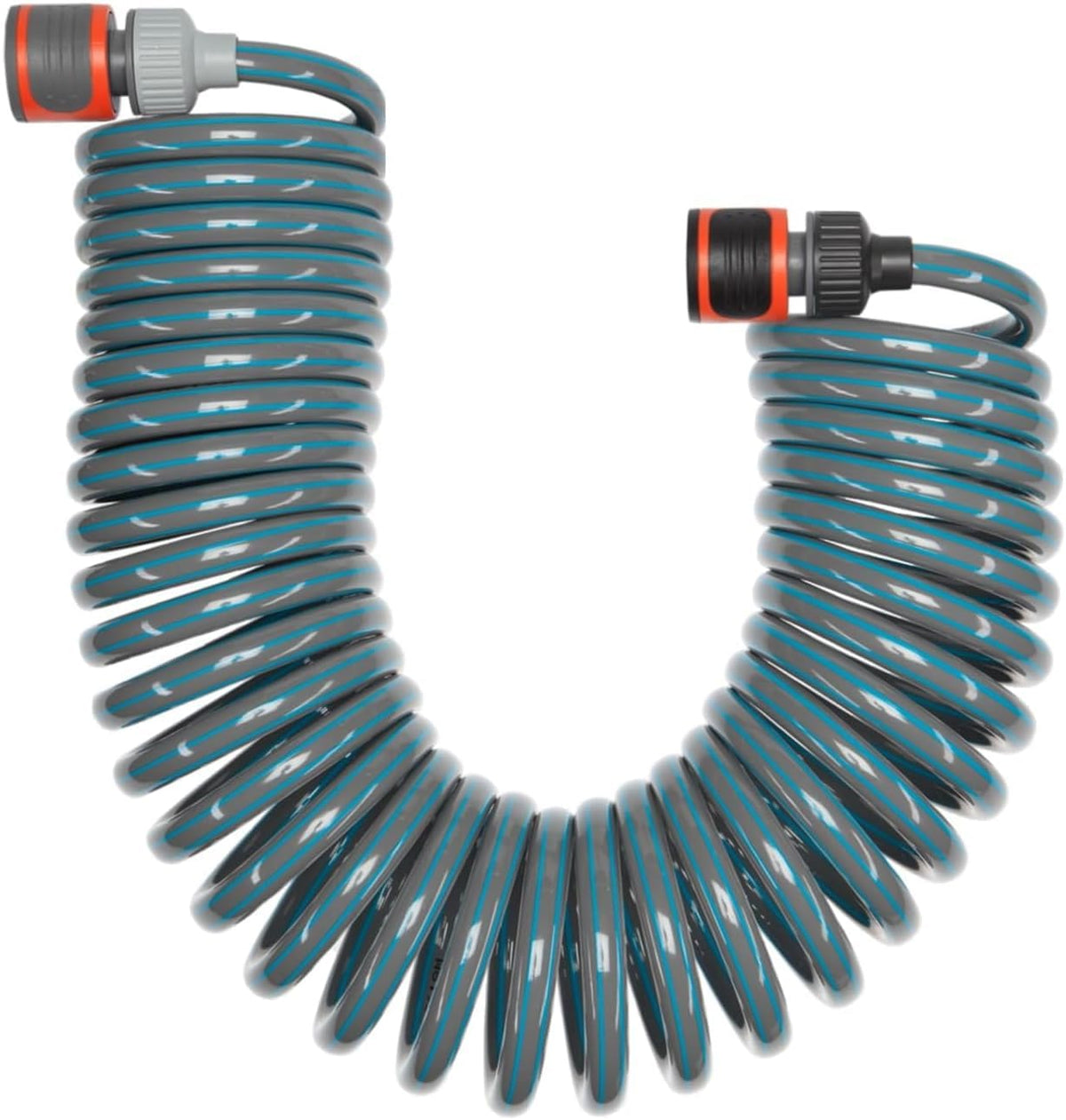 Gardena Spiral Hose Set 10 m: Spiral Garden Hose for Watering Smaller Surfaces, Compact, Convenient and Easy to use, Diameter 9mm, with Gardena System