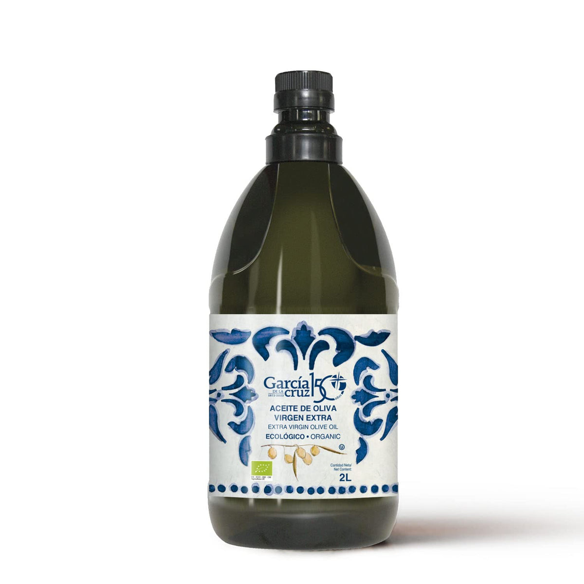 GARC?A DE LA CRUZ - Organic Extra Virgin Olive Oil, Cooking Oil, Olive Variety, Sourced from Spain, Montes de Toledo, Recycled PET Container, Carafe -