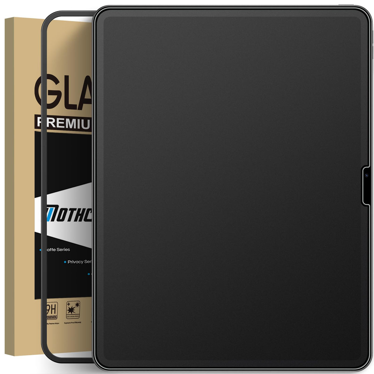 Mothca Matte Screen Protector for iPad Air 13-Inch M3 / M2 (2025/2024), 9H Matte Tempered Glass Film, Anti Glare Anti-fingerprint (1 Pack)
