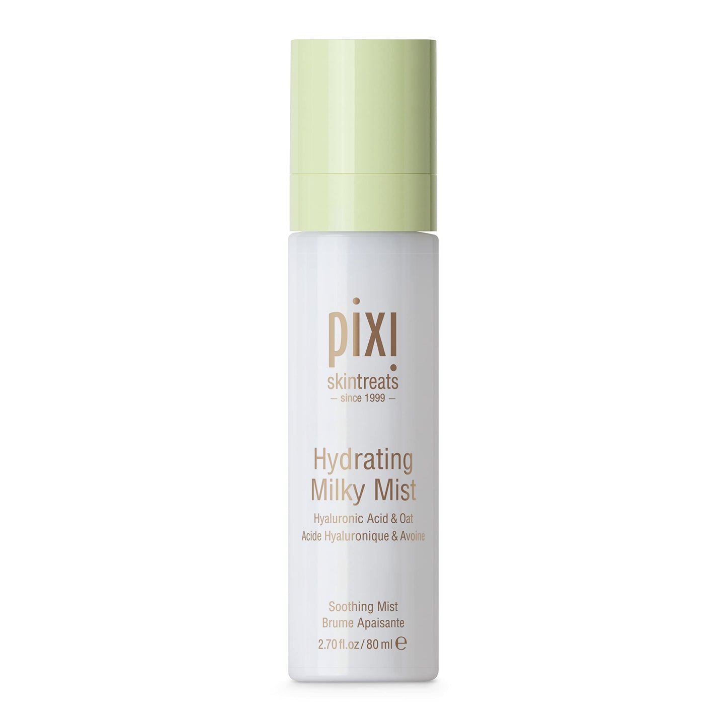 Pixi Beauty Milky Mist | Hydrating Moisturizer for Dry Skin | Infused with Hyaluronic Acid | 2.70 Fl Oz, 80 mL