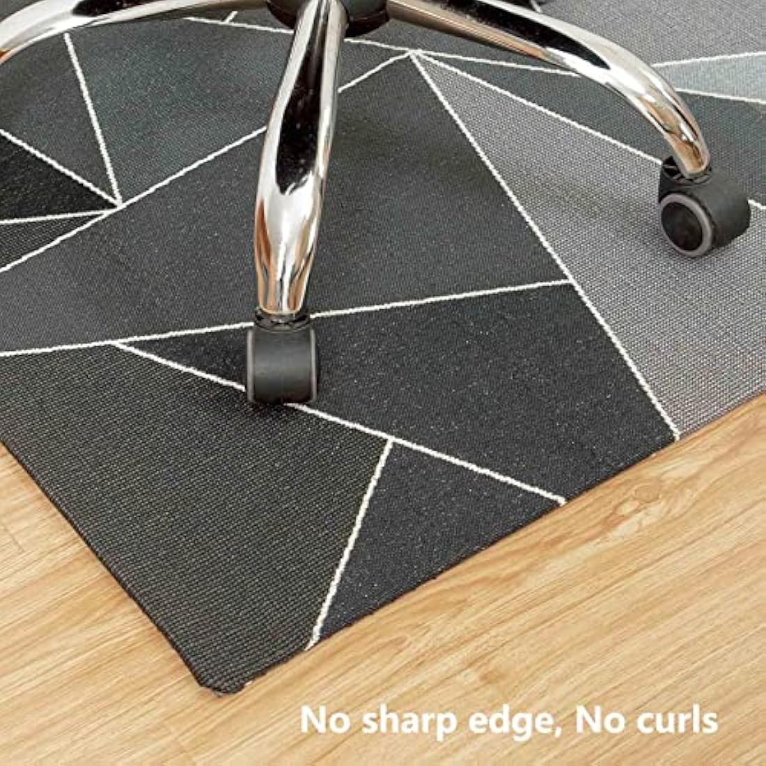 Luxury Chair Mat for Carpeted Floor,Office Chair Mat hardwood floors, 120 X 90cm Multi-Purpose Carpet Protector for Home and Office, protects floors, anti-skidding and stop noise, Style Carrara