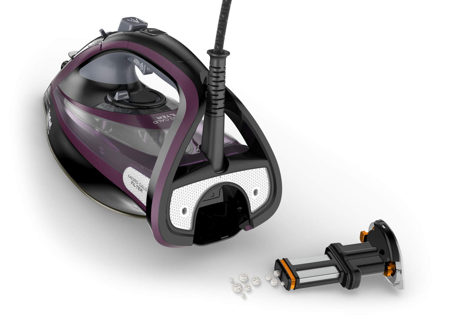 Tefal Ultimate Pure Steam Iron, 240 g/min Steam Boost, 55 g/min Continuous Steam, 350 ml Water Tank, 3000W Power, Non-Stick Durilium Soleplate, Anti