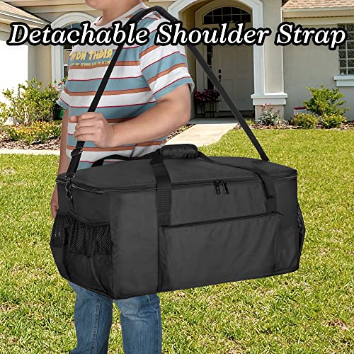 samdew Portable Grill Cover Compatible with Weber Q1000 Q1200 Propane Gas Grill, Grill Carry Bag Compatible with Weber Q1400 Electric Grill, Camp