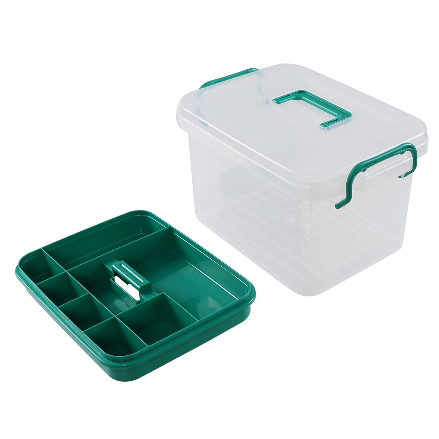 Readsky Plastic First Aid Storage Box, Medical Box Clear