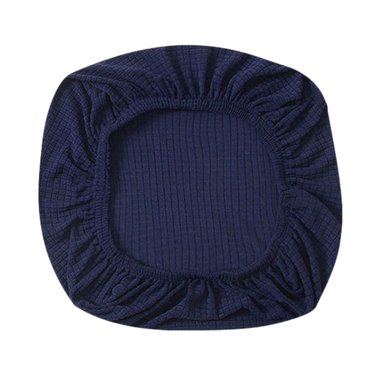 Fenteer Stretch Office Covers Seat Cover Slipcover Desk Seat Cushion Protectors for Computer, Dark Blue