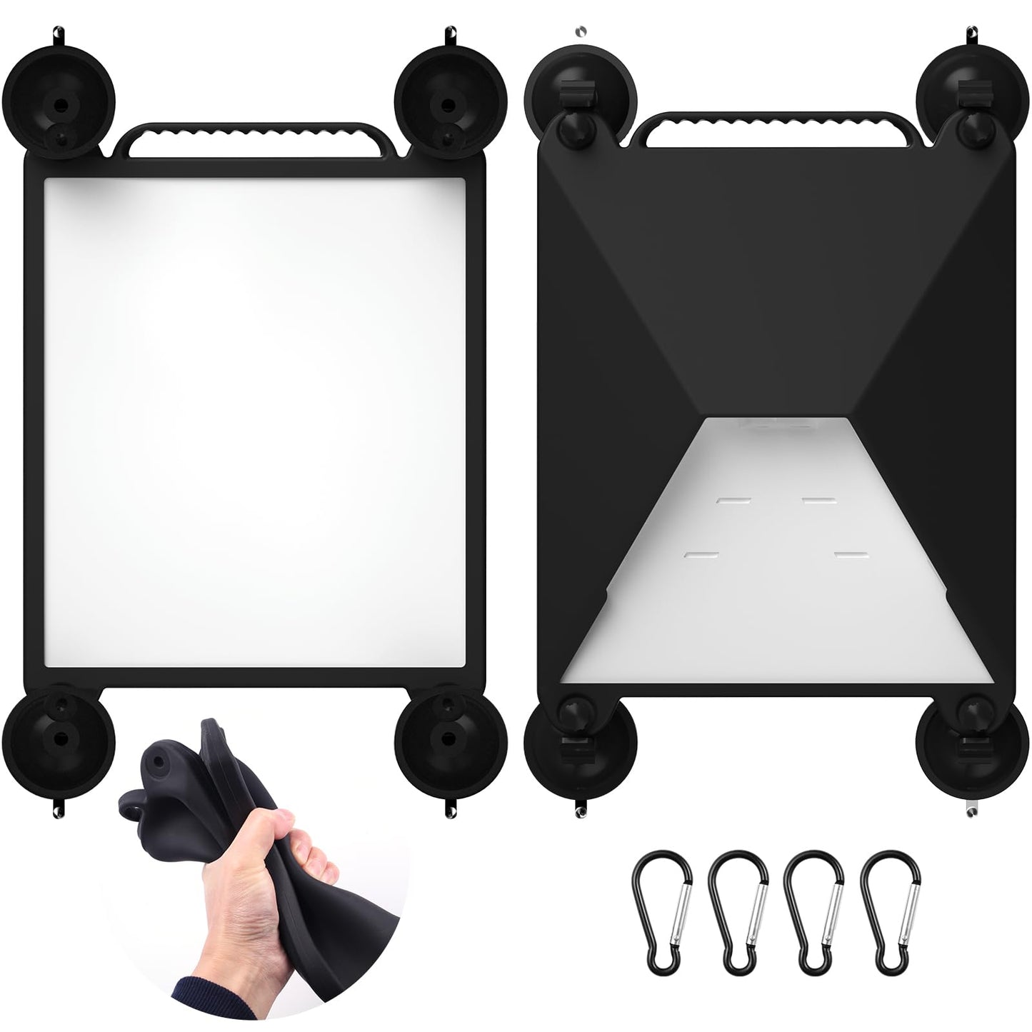 Starlink Mini Mount,Starlink Mini Car Mount,Starlink Mini Suction Mount Protective Silicone Case with 2-in-1 Suction Cup for Sunroof Car RV Backpack