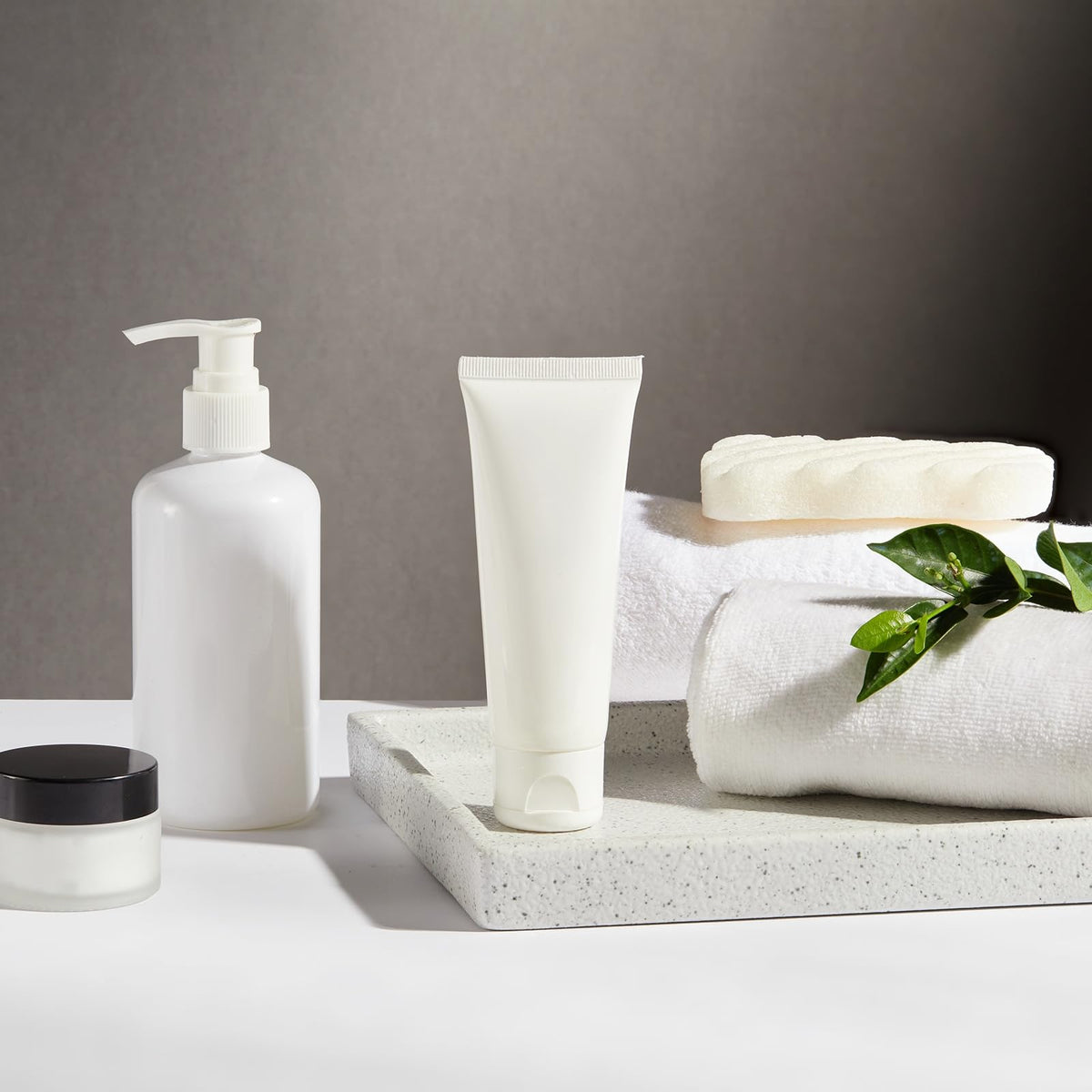 sourcing map 2Pcs Bathroom Vanity Tray, 7.9" x 3.9" Silicone Soap Dispenser Trays, Shatterproof Kitchen Sink Organizer for Soaps Keys Candle Trinket