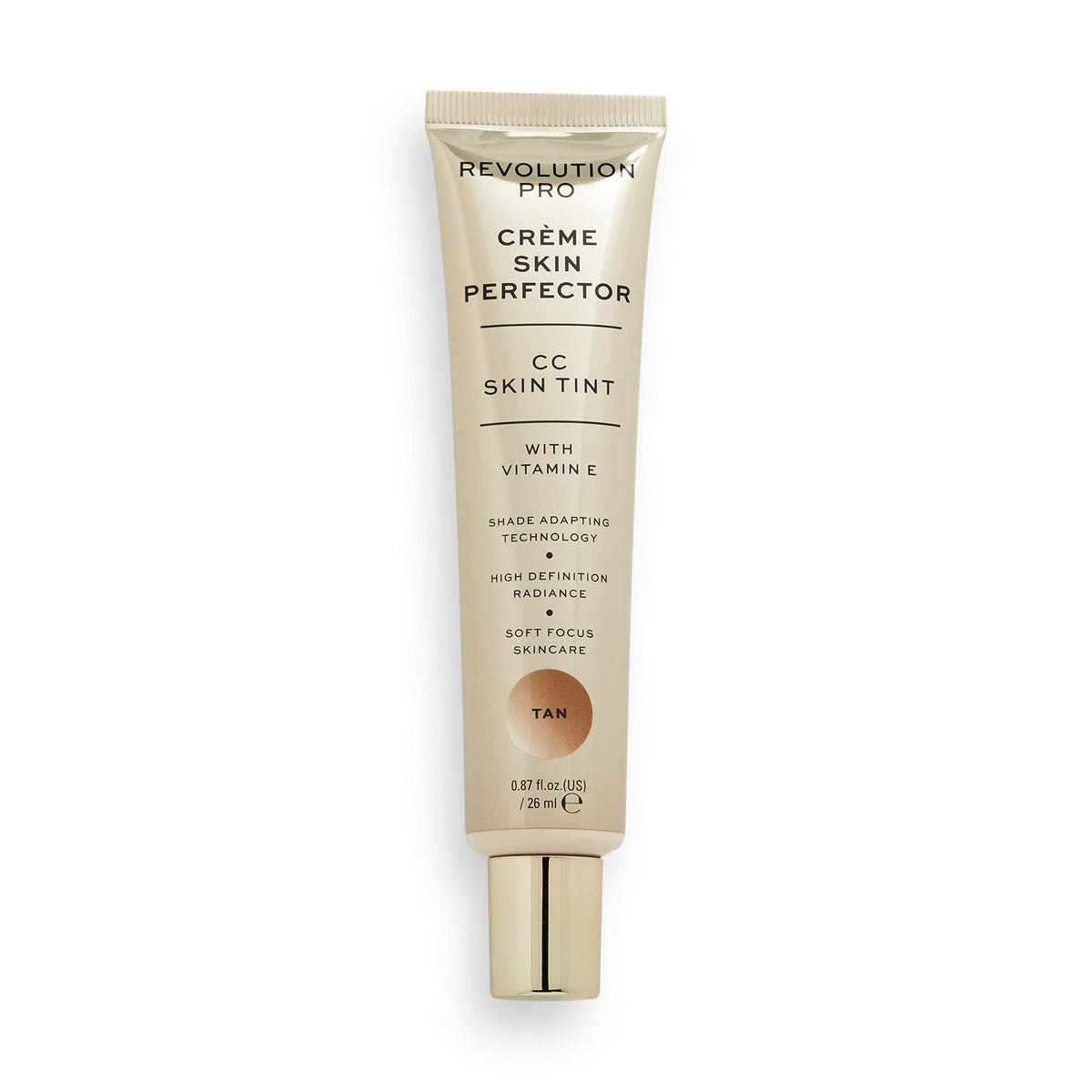 Revolution Beauty London Pro, CC Perfecting, Skin Tint, Foundation, Tan, 26 ml
