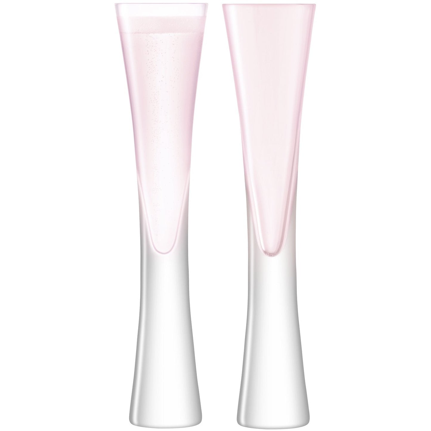 LSA International Moya Champagne Flute 170ml Blush x 2, 2 Count