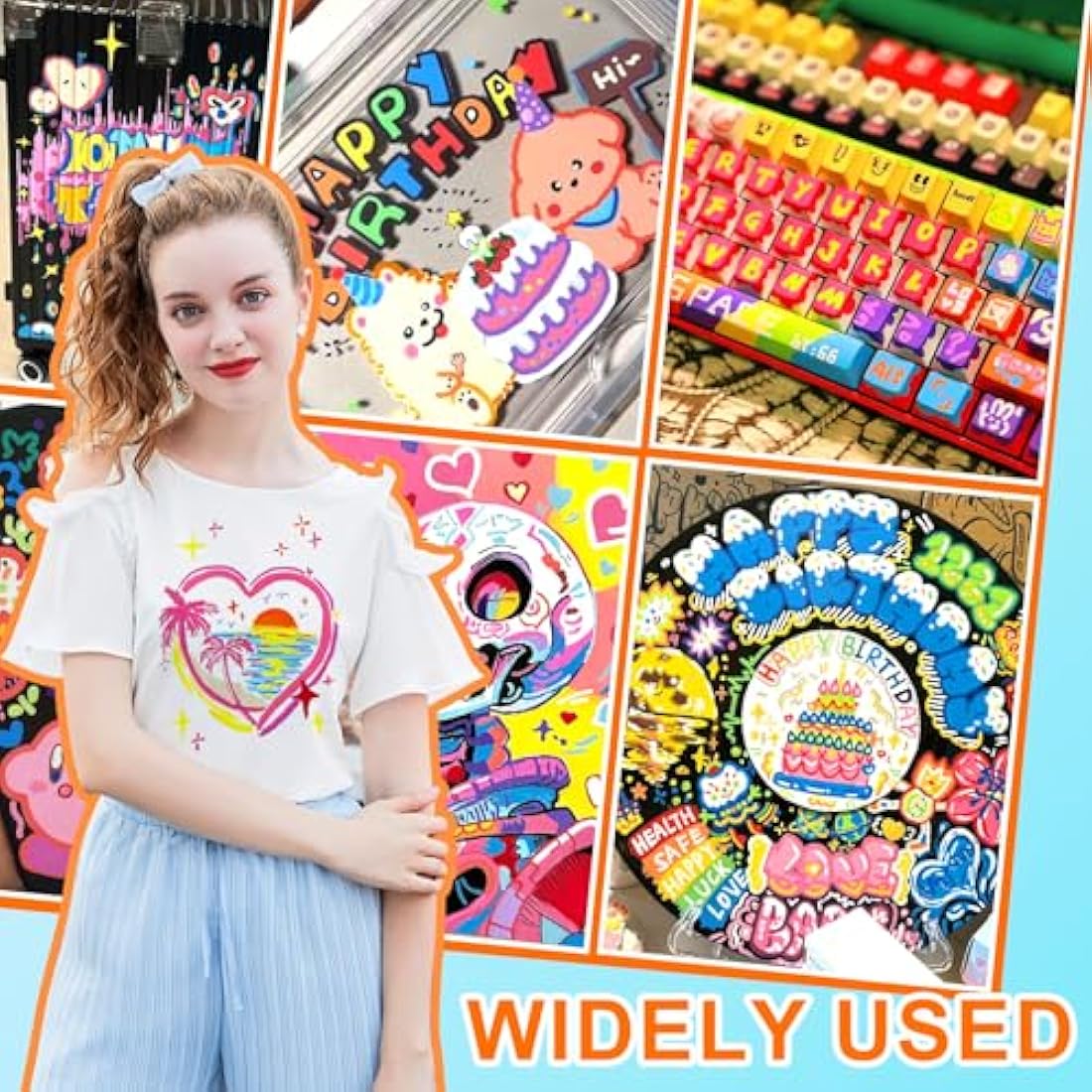 Lyuvie 168 Colours Acrylic Paint Pens, Water-Based Permanent Paint Markers with 0.7mm Extra Fine Tip,Acrylic Pens for Rock Painting Fabric Pebbles Glass Stone Metal Wood Ceramic