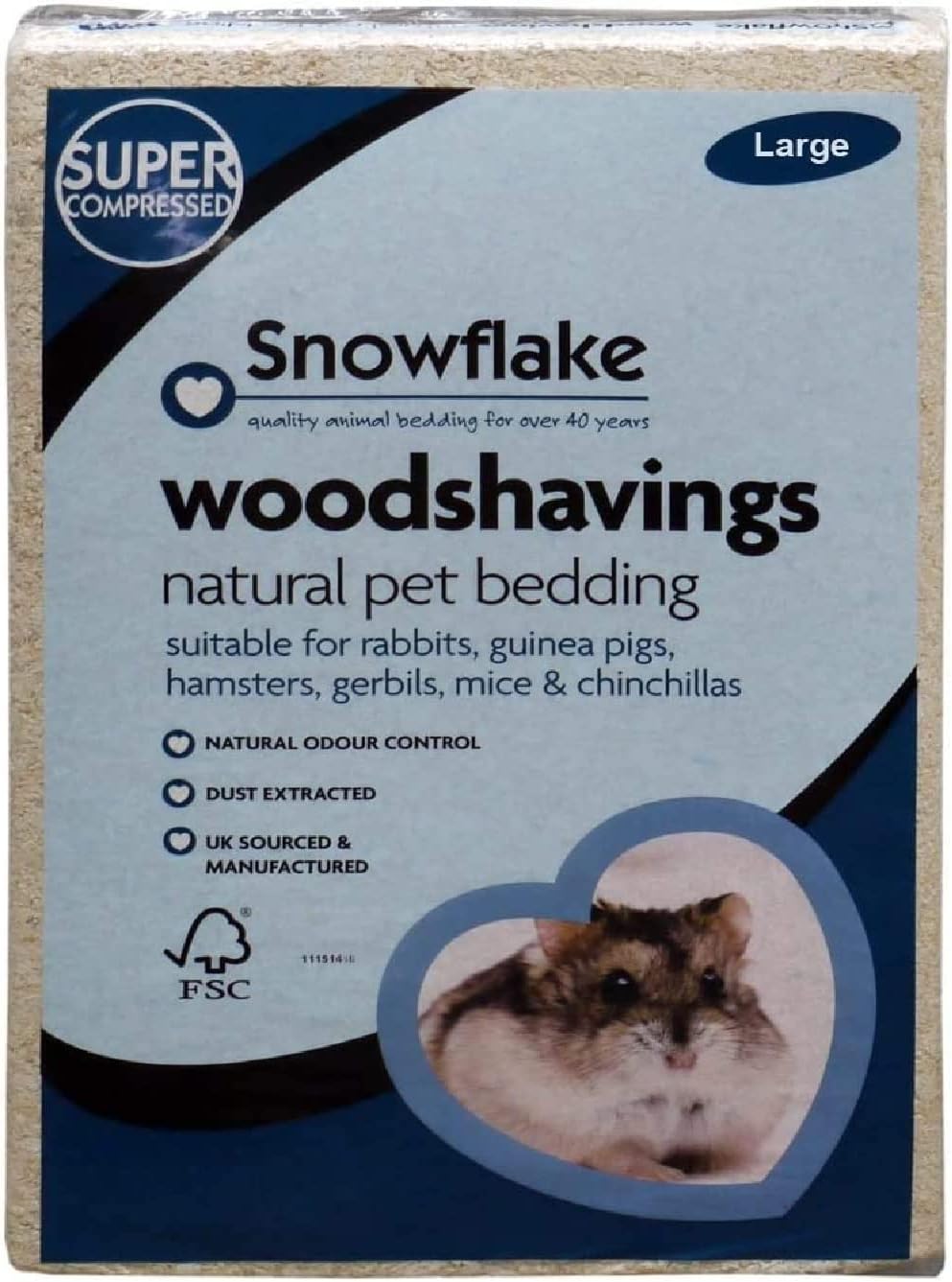 Snowflake Large Woodshavings 3kg