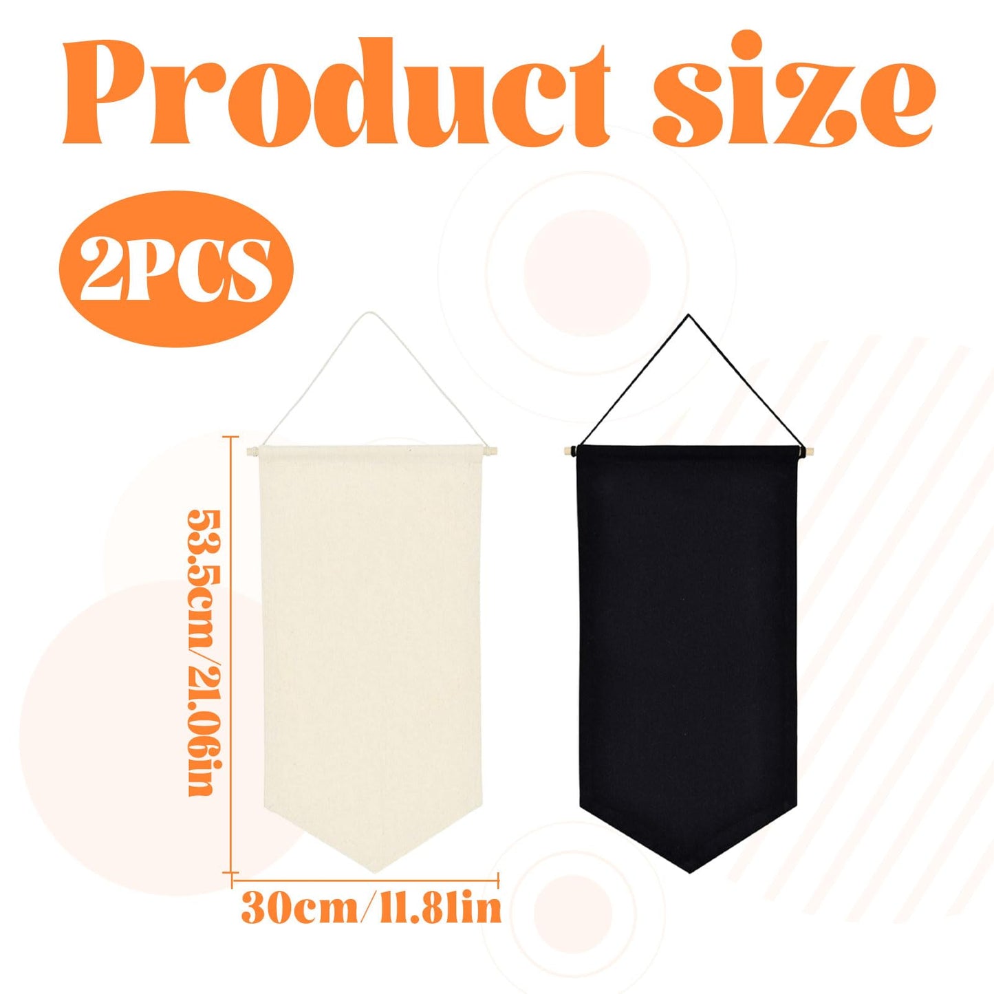 Grosion 2 PCS Wall Hanging Pin Badge Display,Canvas Pin Board Stand,Enamel Pin Badge Display Board for Collecting and Showcasing Pins,Pin Display