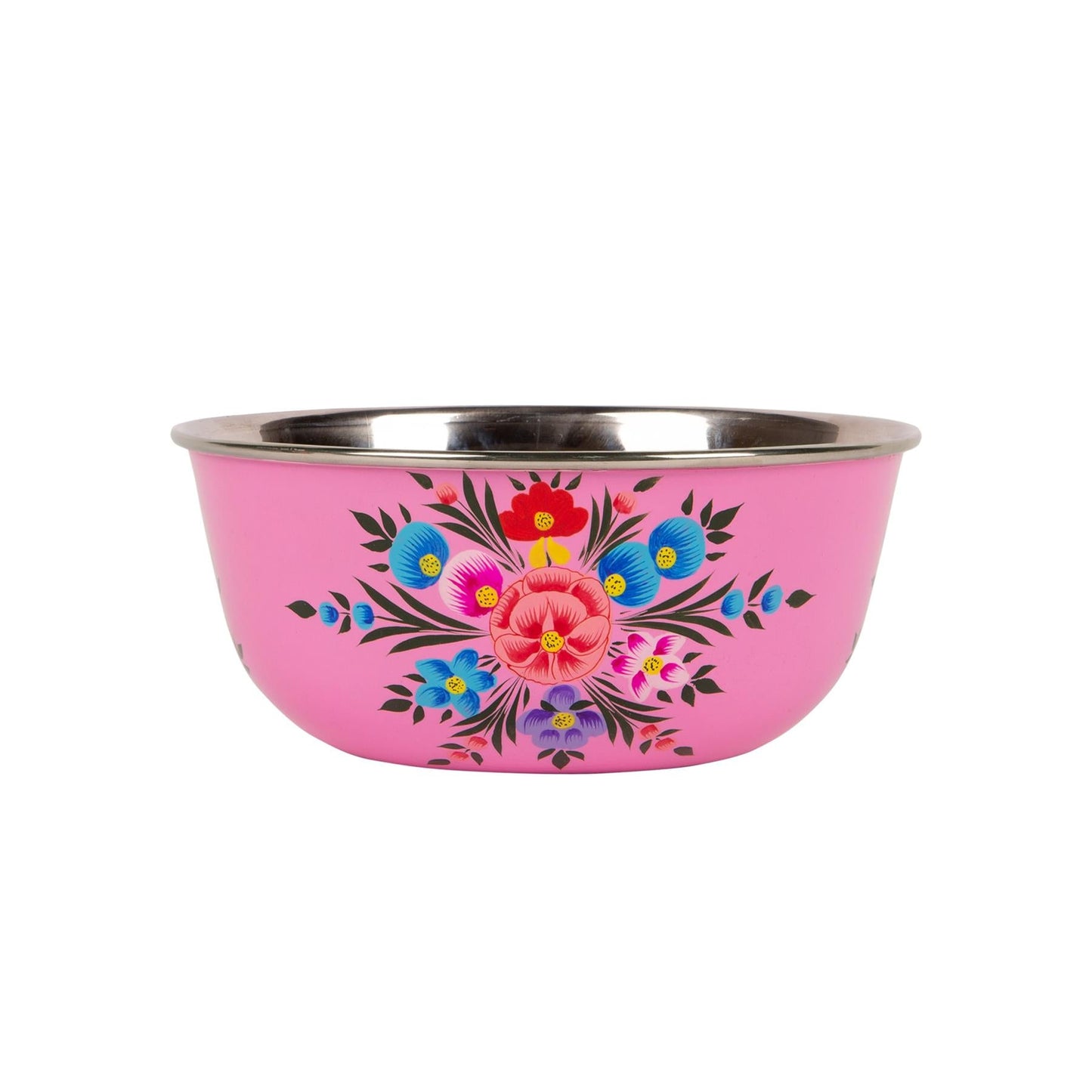 Pansy 16.5cm Stainless Steel Picnic Bowl