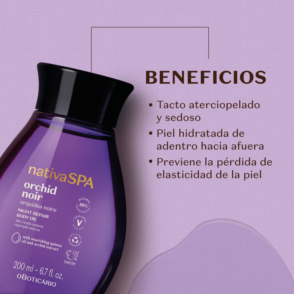 O Boticário Nativa SPA Body Oil (Orchid Noire)