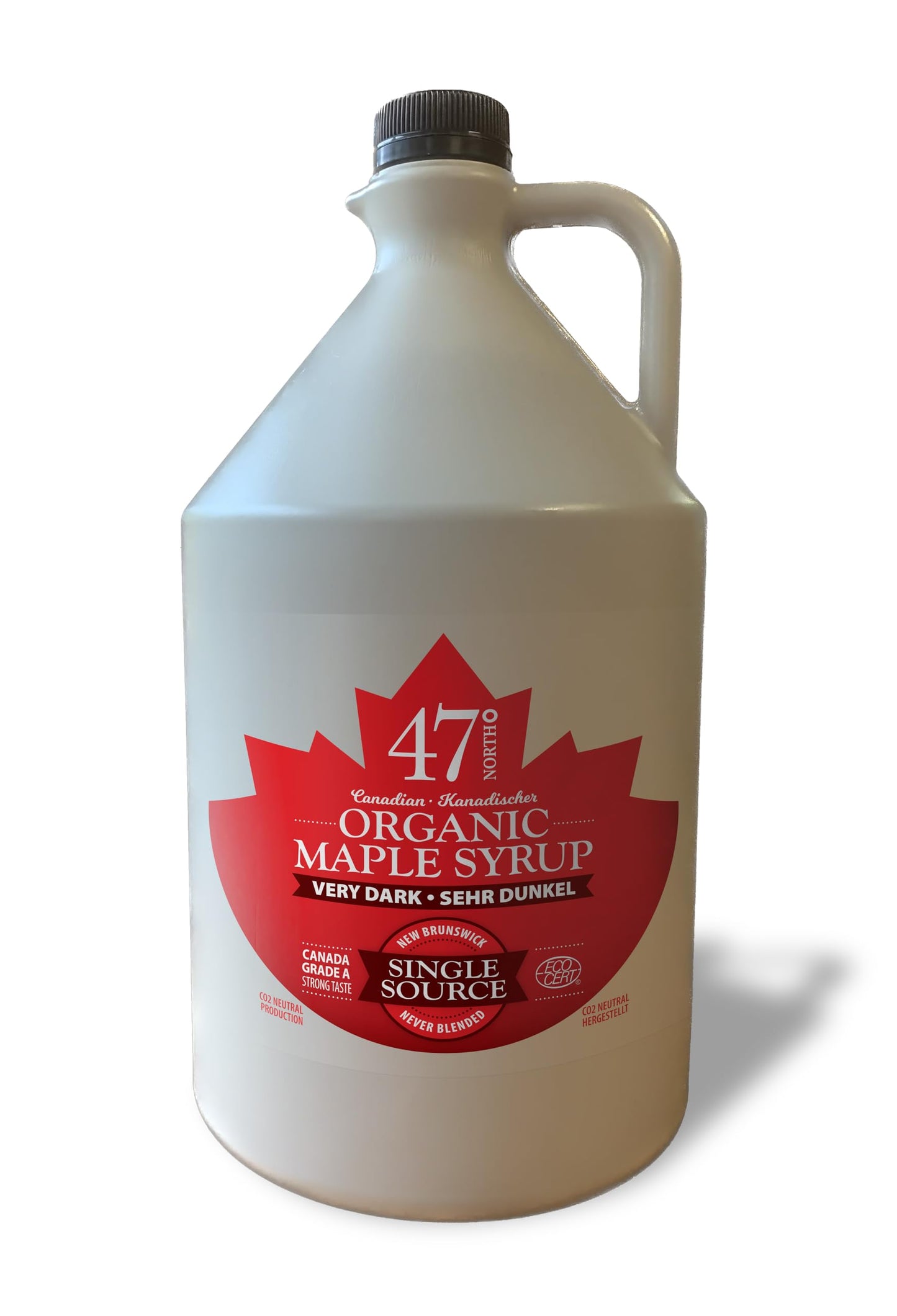 47? North Single Source Canadian Organic Maple Syrup Grade A 4l (4l, Very Dark Strong)