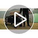 Portal Festival Trolley with Adjustable Tailgate Brakes 300L Beach Trolley for Sand with Big Wheels Camping Cart Heavy Duty Folding Wagon Collapsible Trailer Buggy for Garden Event