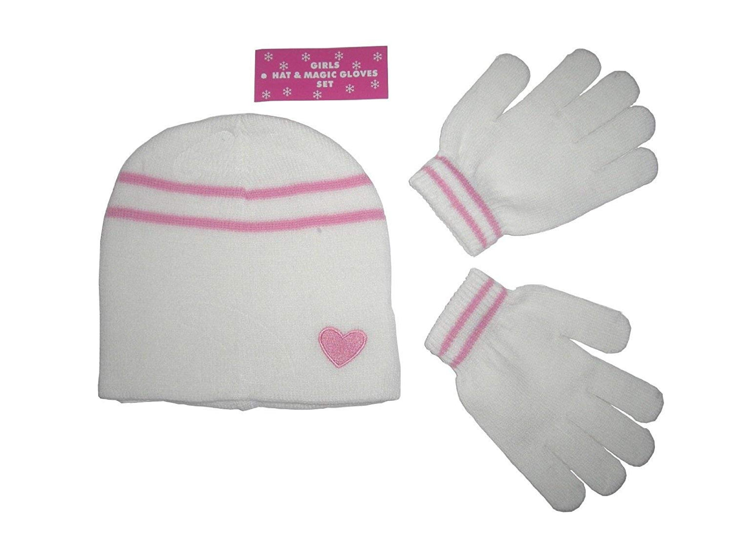 Girls Hat & Magic Gloves Set - Perfect for those Cold Winter Days