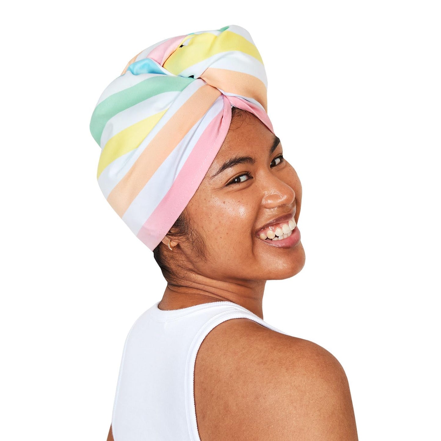 Dock & Bay Turban Hair Towel - For Home & the Beach - Super Absorbent, Quick Dry - Unicorn Waves