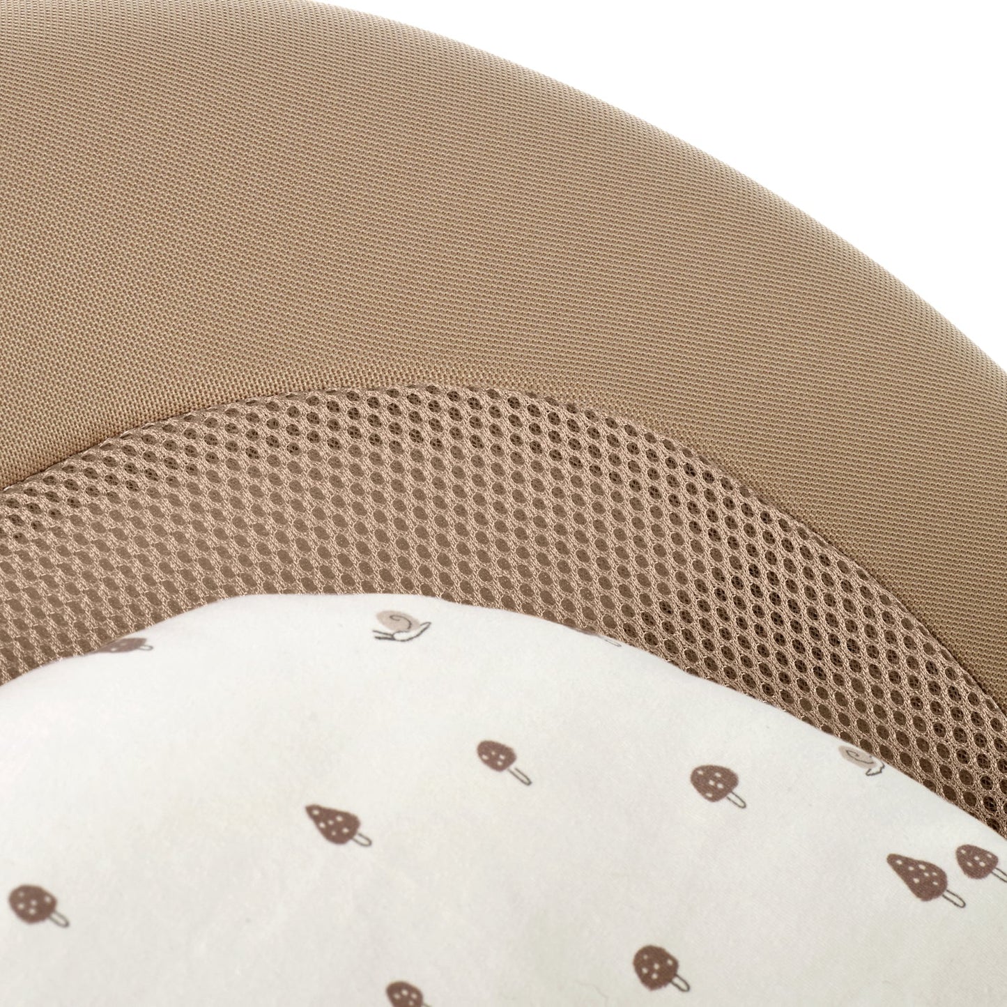 Jane Kalm Wooden Hammock – Natural Birch Rocker with Soft Padded Insert, Sesame