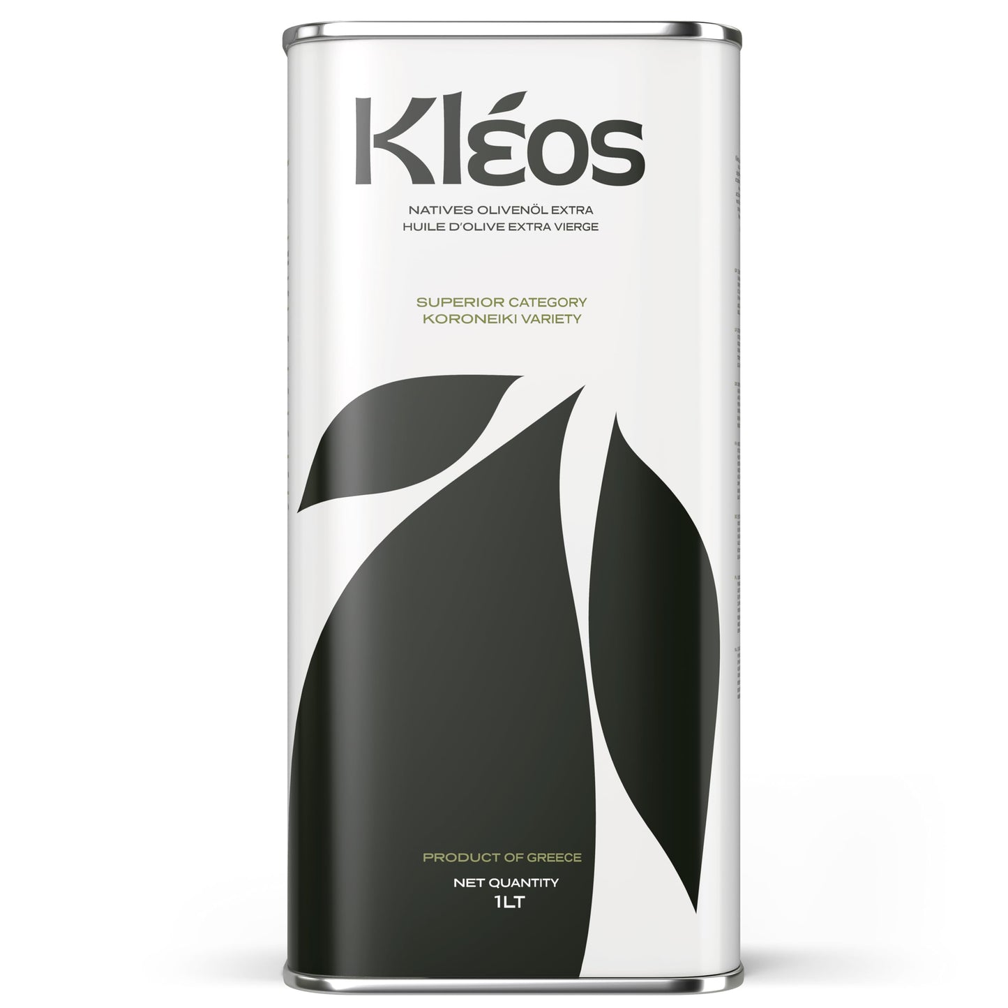 Kleos Extra Virgin Olive Oil 1 Liter - New Harvest 2024/2025 - Cold-Pressed Greek Olive Oil from Koroneiki Olives - Premium Quality