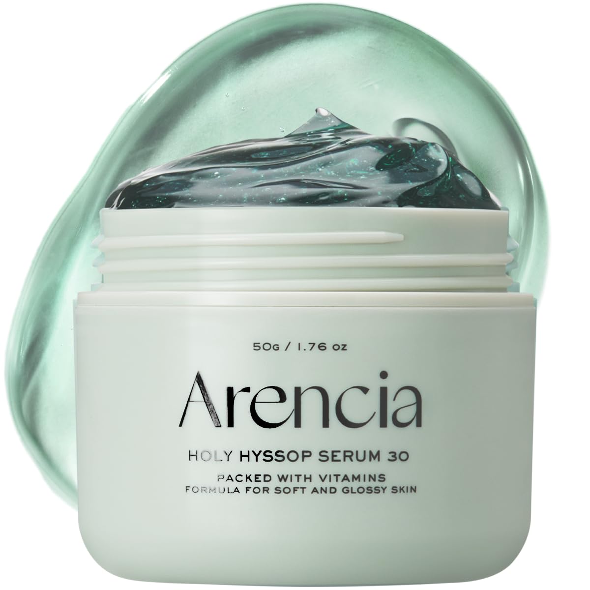 Glow Hyssop Overnight Face Mask Serum - hydrating & Anti-Aging Serum for younger looking Korean Glass Skin, 30% Vitamin A, C, E, 10% Niacinamide,