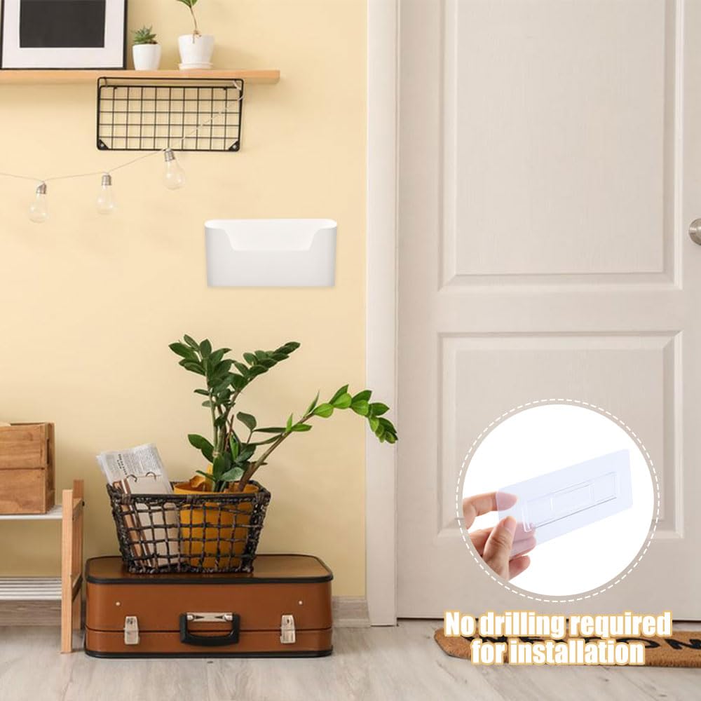3 Kitchen Cupboard Door Storage Boxes, Self-adhesive Cabinet Door Organiser