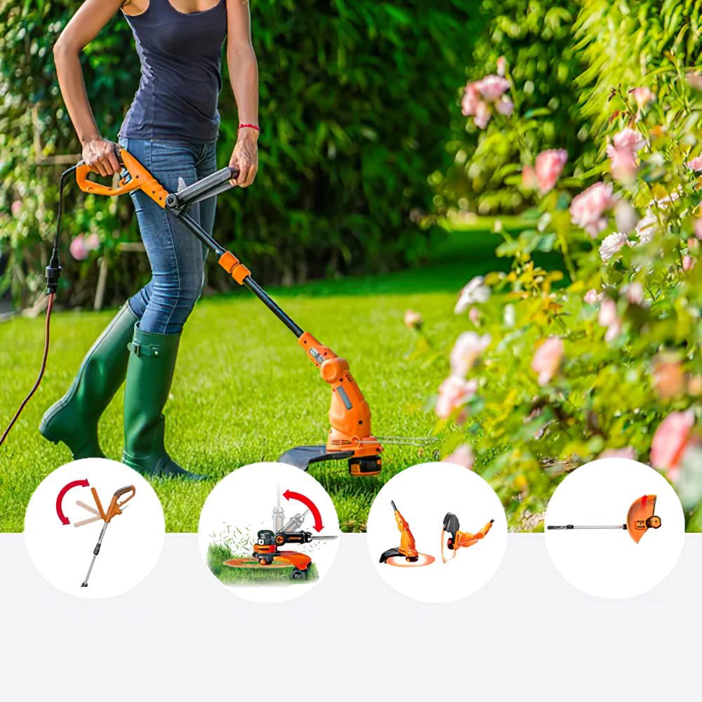 WORX WG119E 550W 30CM Electric Grass Trimmer Line Strimmer Corded