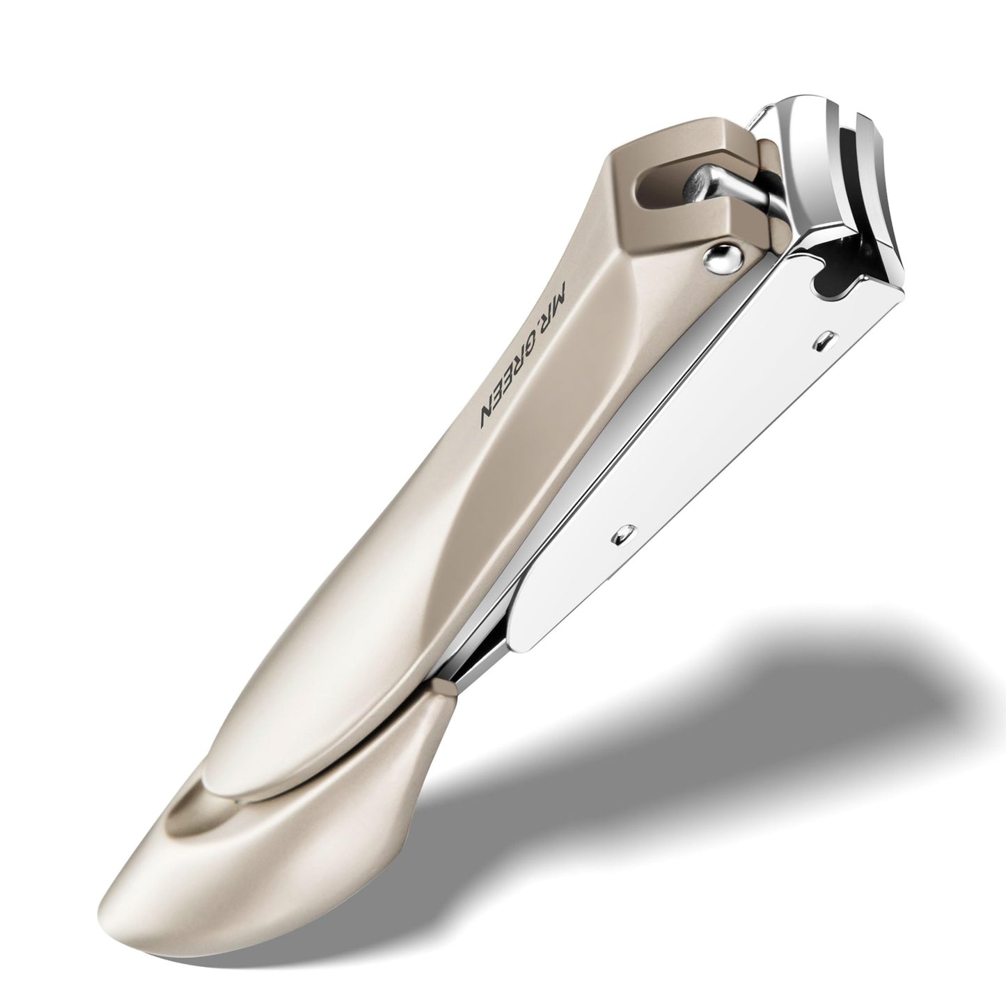 Nail Clippers with Catcher for Thick Nails,Medical Grade Stainless Steel, Sharp and Durable Nail Clipper for Men and Women,Bionics Design(Small Size)