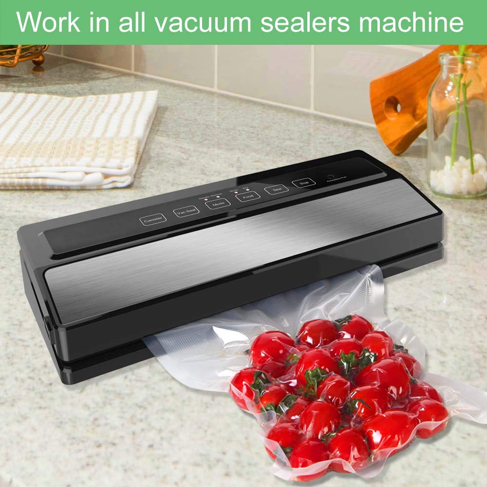 O2frepak 100 Count 30X40cm Textured Vacuum Sealer Bags for Food,BPA Free and Heavy Duty Embossed Vacuum Seal Food Sealer Bags,Great for Sous Vide