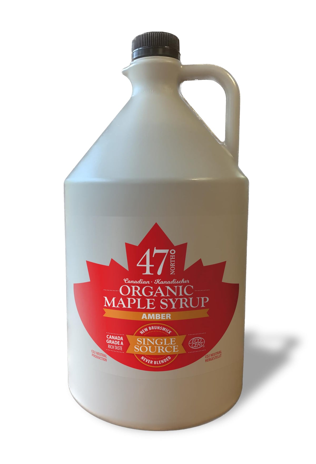 47? North Single Source Canadian Organic Maple Syrup Grade A 4l (4l, Amber Rich)